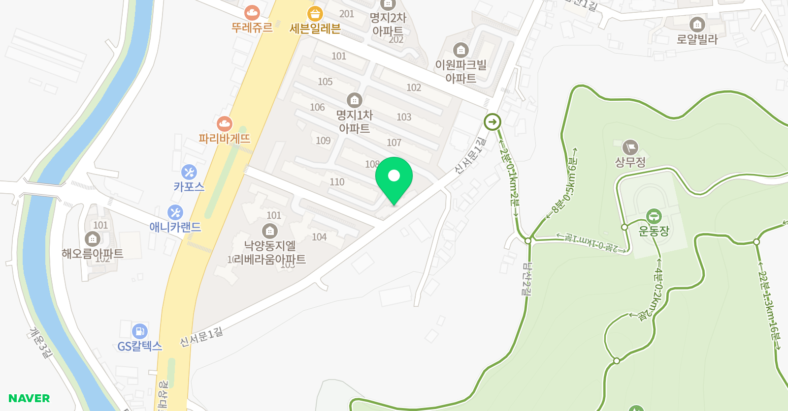 앗스 영어학원 위치