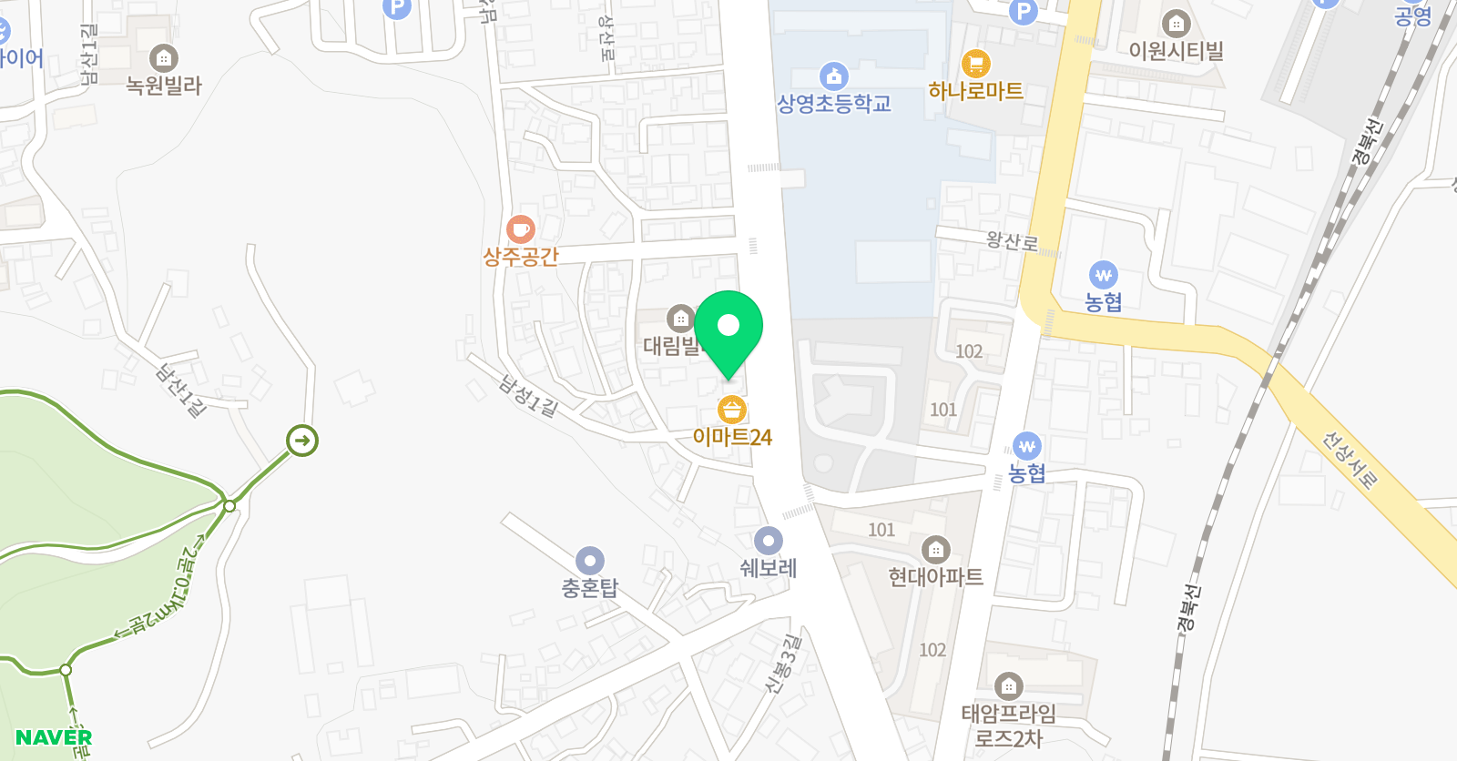 프라임 영어학원 위치