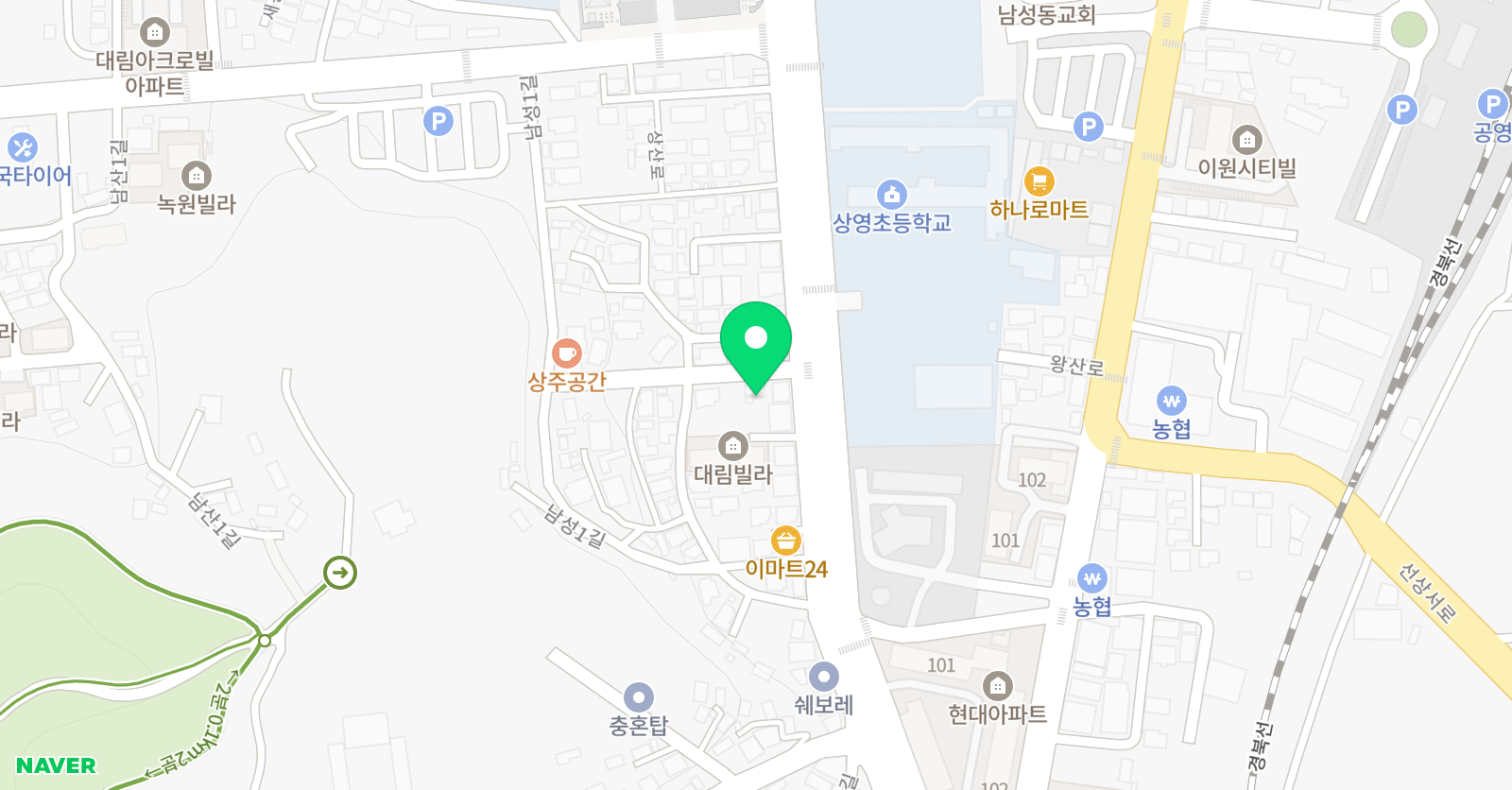 빨간펜 수학의달인 상주해암점 위치