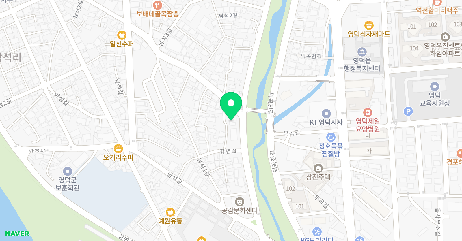 삼성 영어 영덕학원 위치