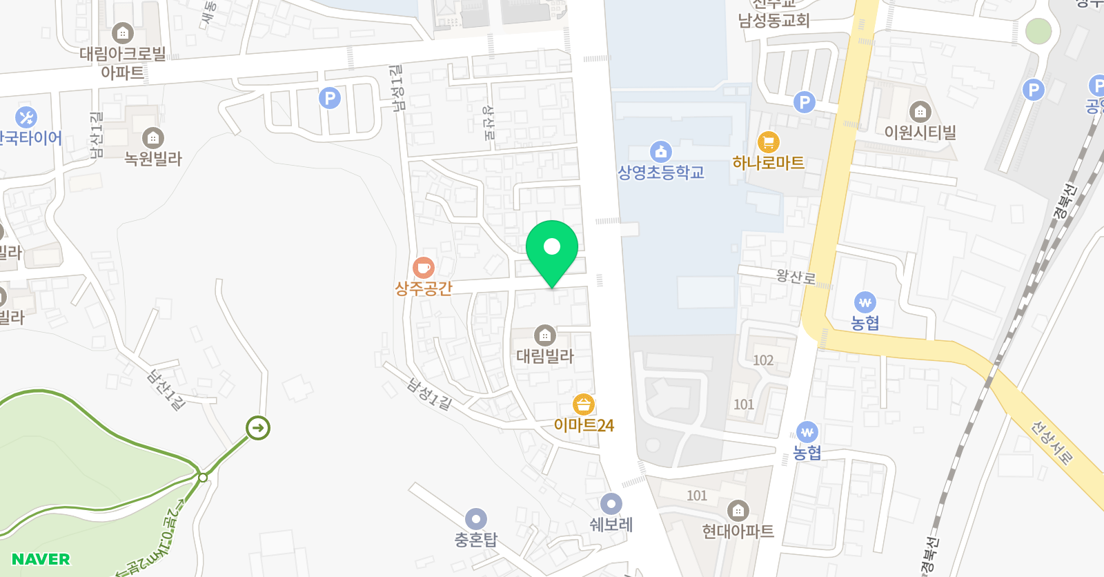 청어람 학원 위치