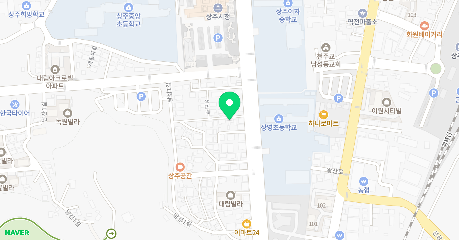 화랑 태권도 위치