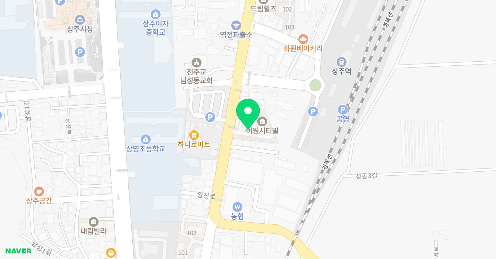 빨간펜 수학의달인 남성점 위치