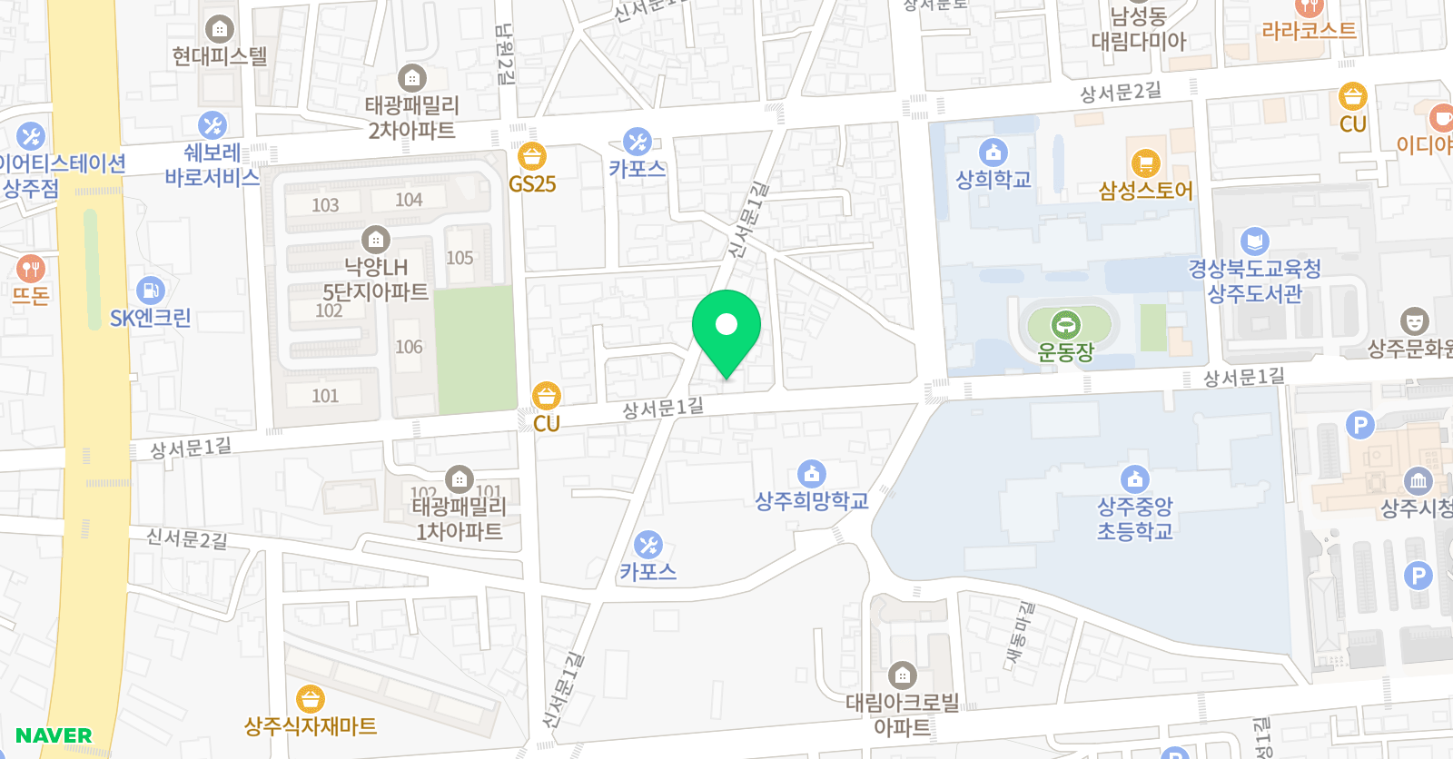 엔 영어수학전문학원 위치