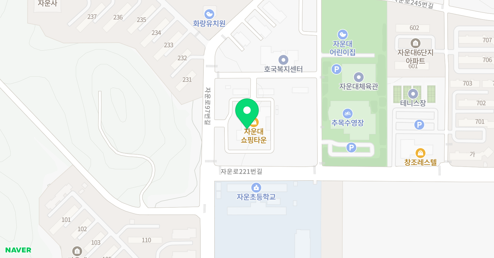 자운 경희대태권도 위치