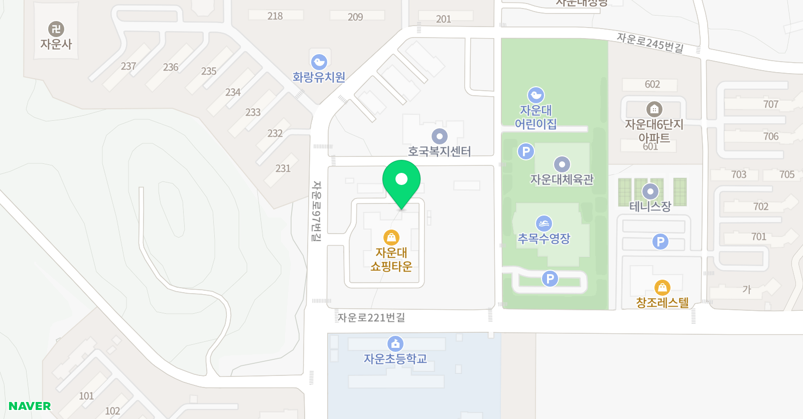 자운비발디 음악학원 위치