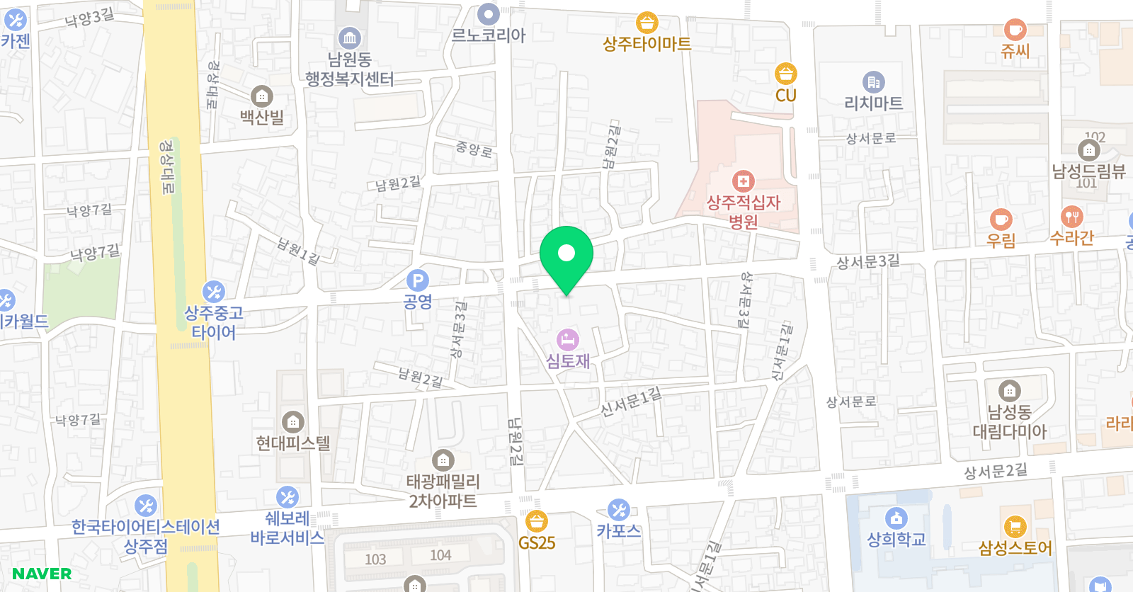 인스터디 영수학원 위치
