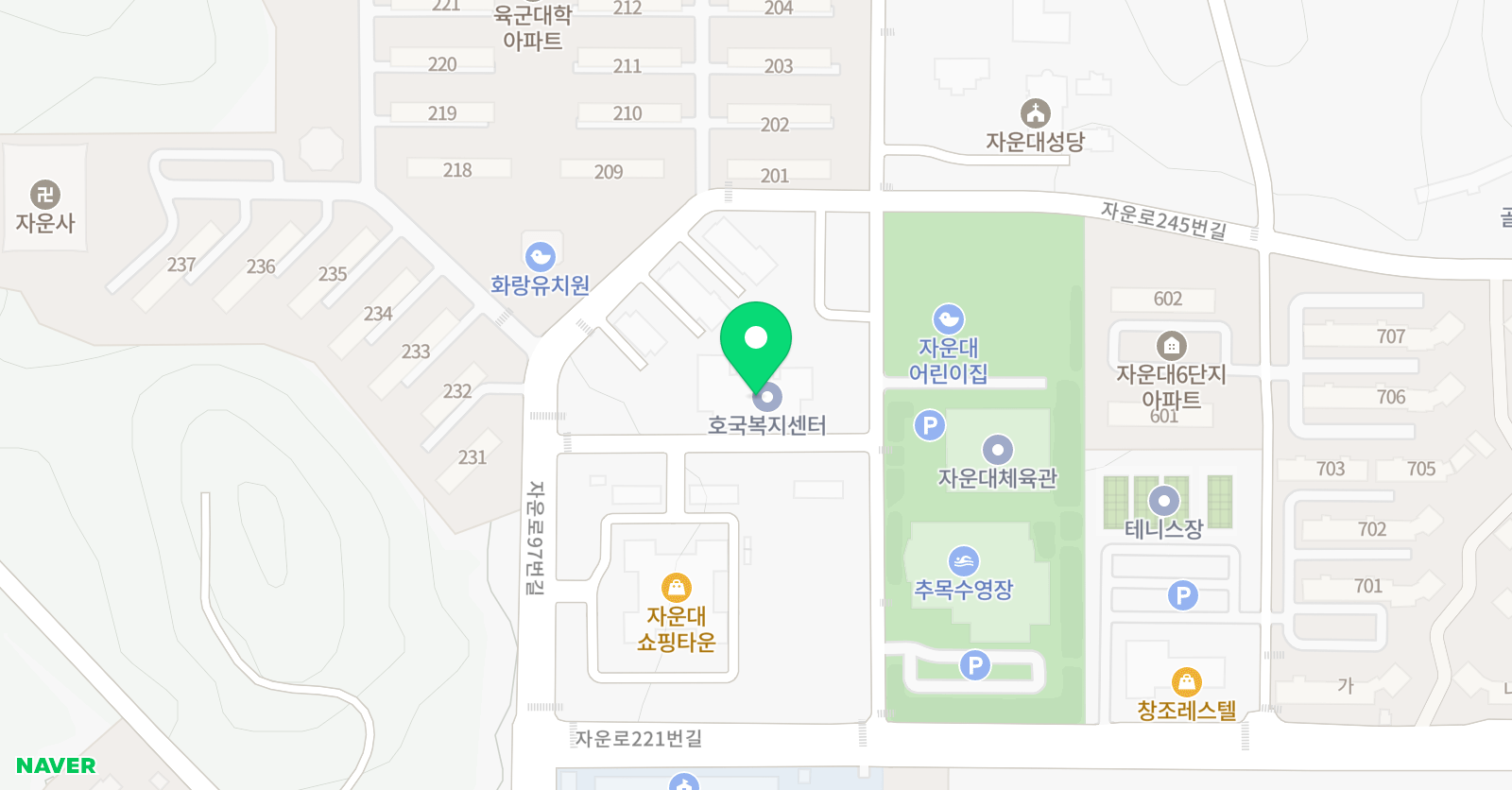 자운마을 음악학원 위치
