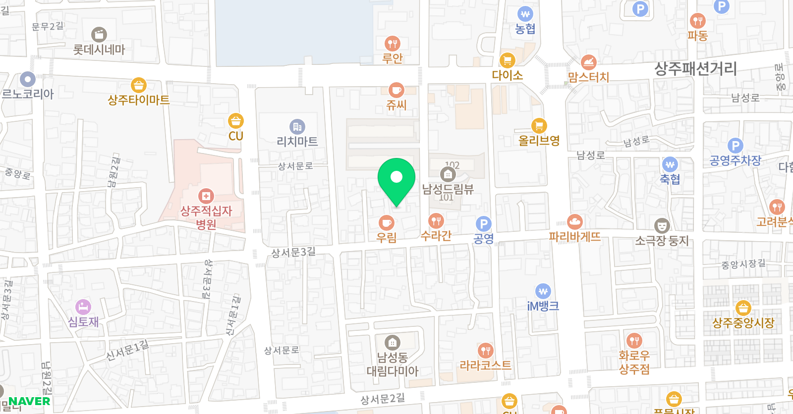엠베스트SE 상주점 위치