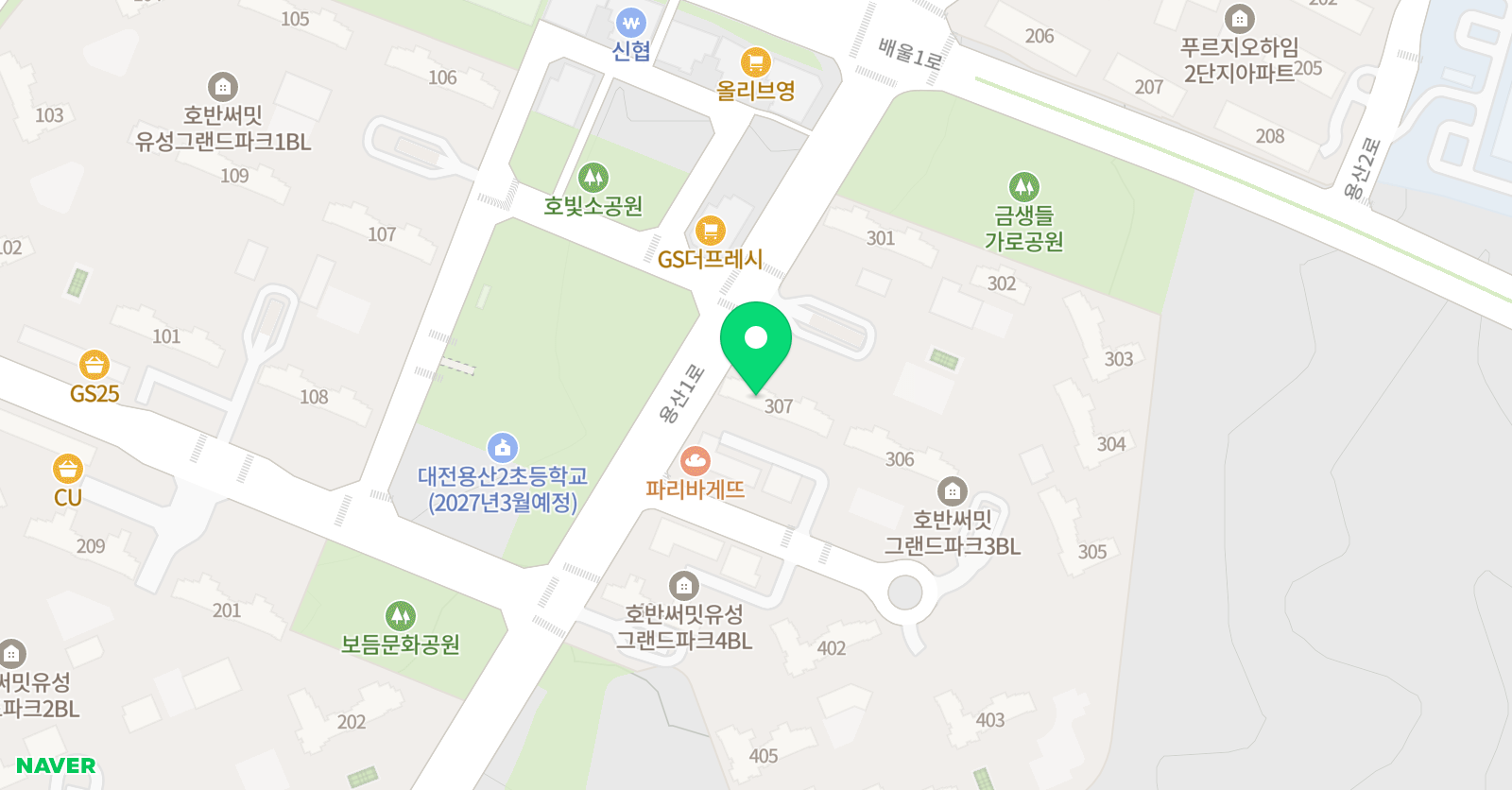 영재들의미술상자 대전유성호반써밋 교육원 위치