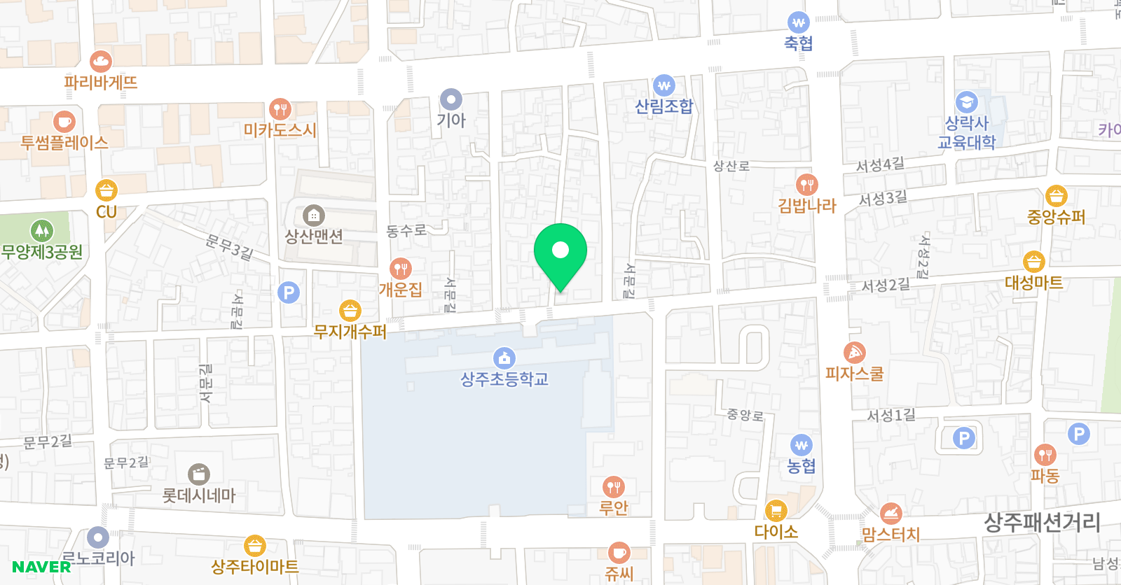 한솔플러스 제니 영어학원 위치