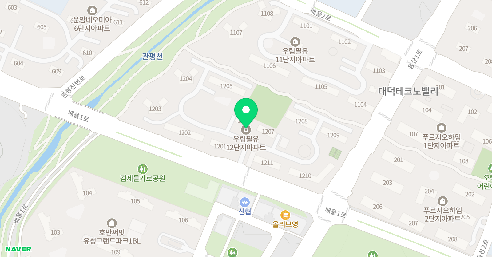 용산동수기쌤 영어 위치
