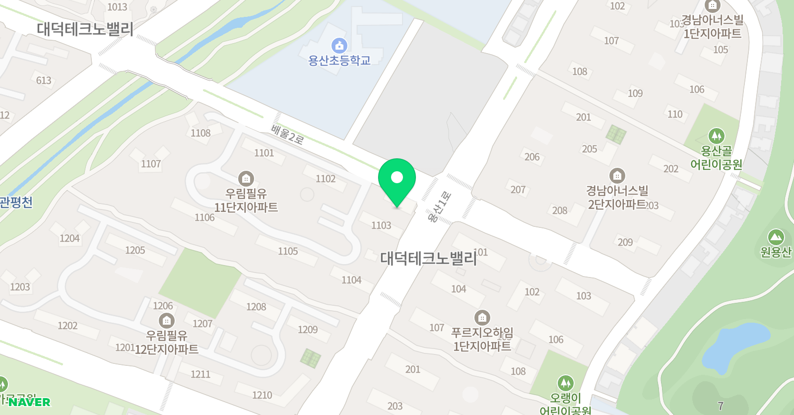 스마트해법수학 차오름 수학학원 위치