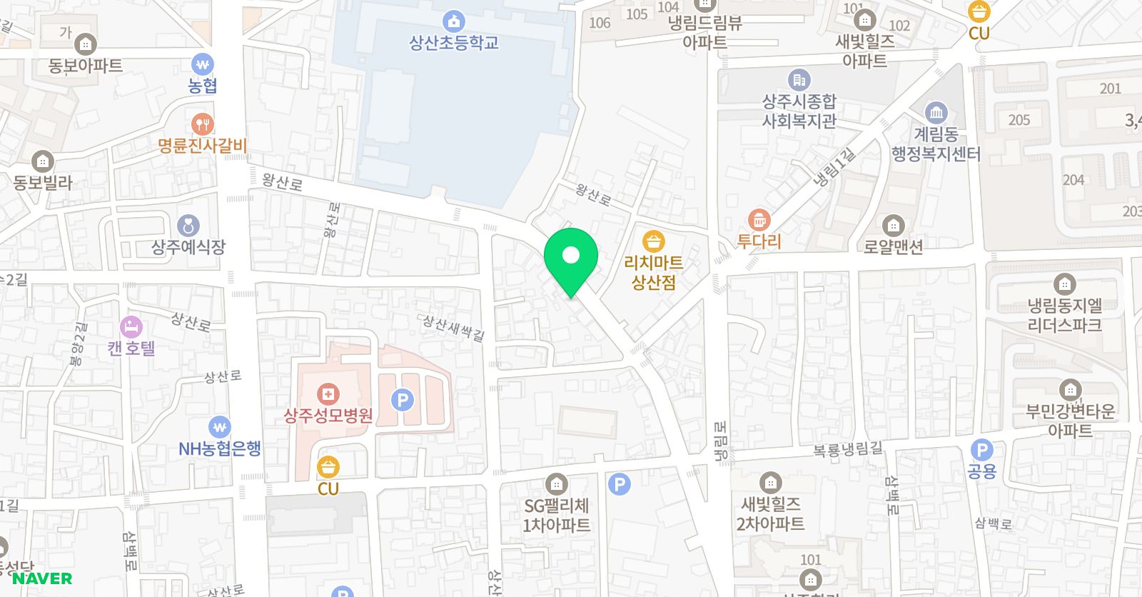 보현 학원 위치