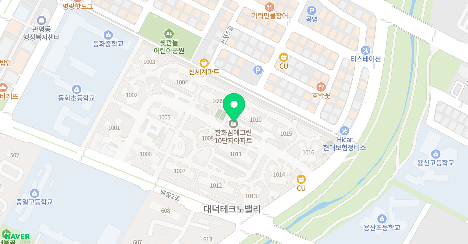 셀파우 등생교실 테크노10단지교실 위치
