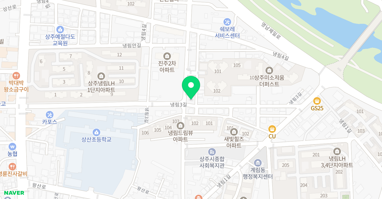 용인대열정 태권도 위치