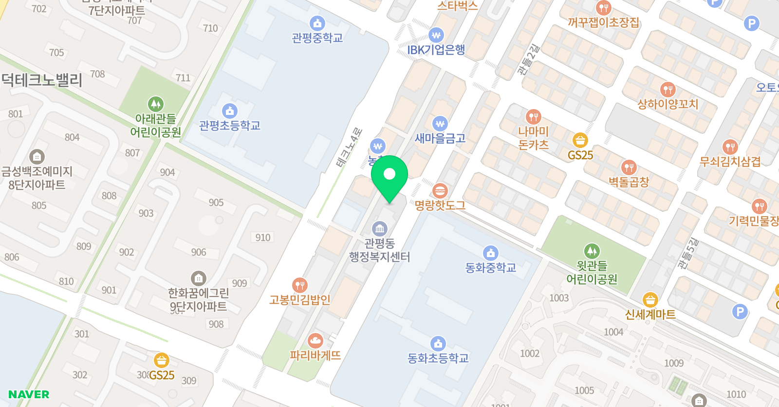 스마트쎈 클래스 위치