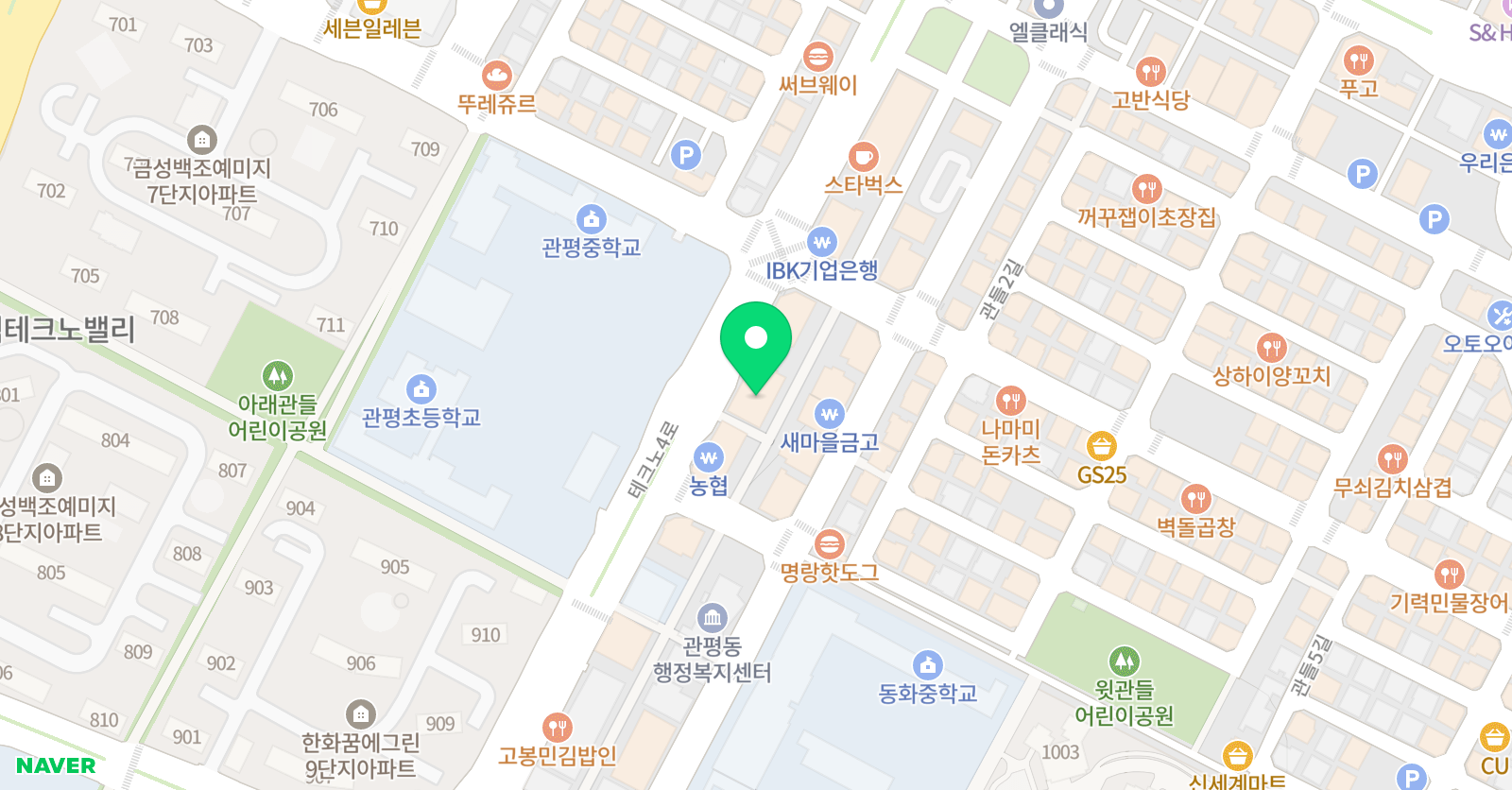 소앤 수학학원 위치