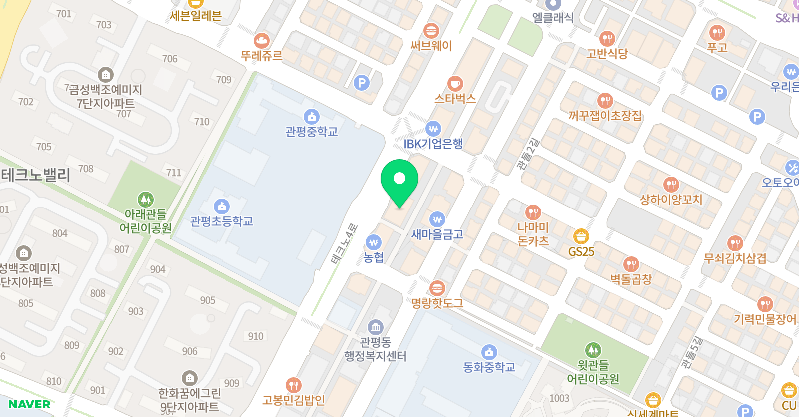 국어의정원 학원 위치