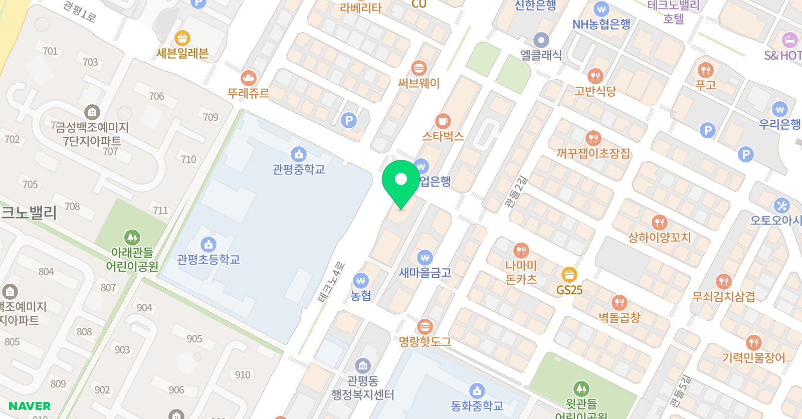 팀 어학원 위치