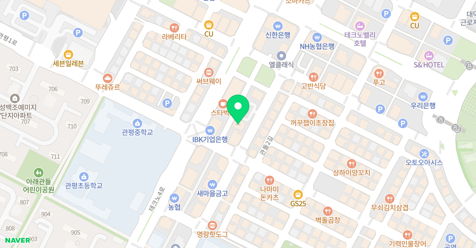 와이즈만 영재교육 대덕테크노센터 위치