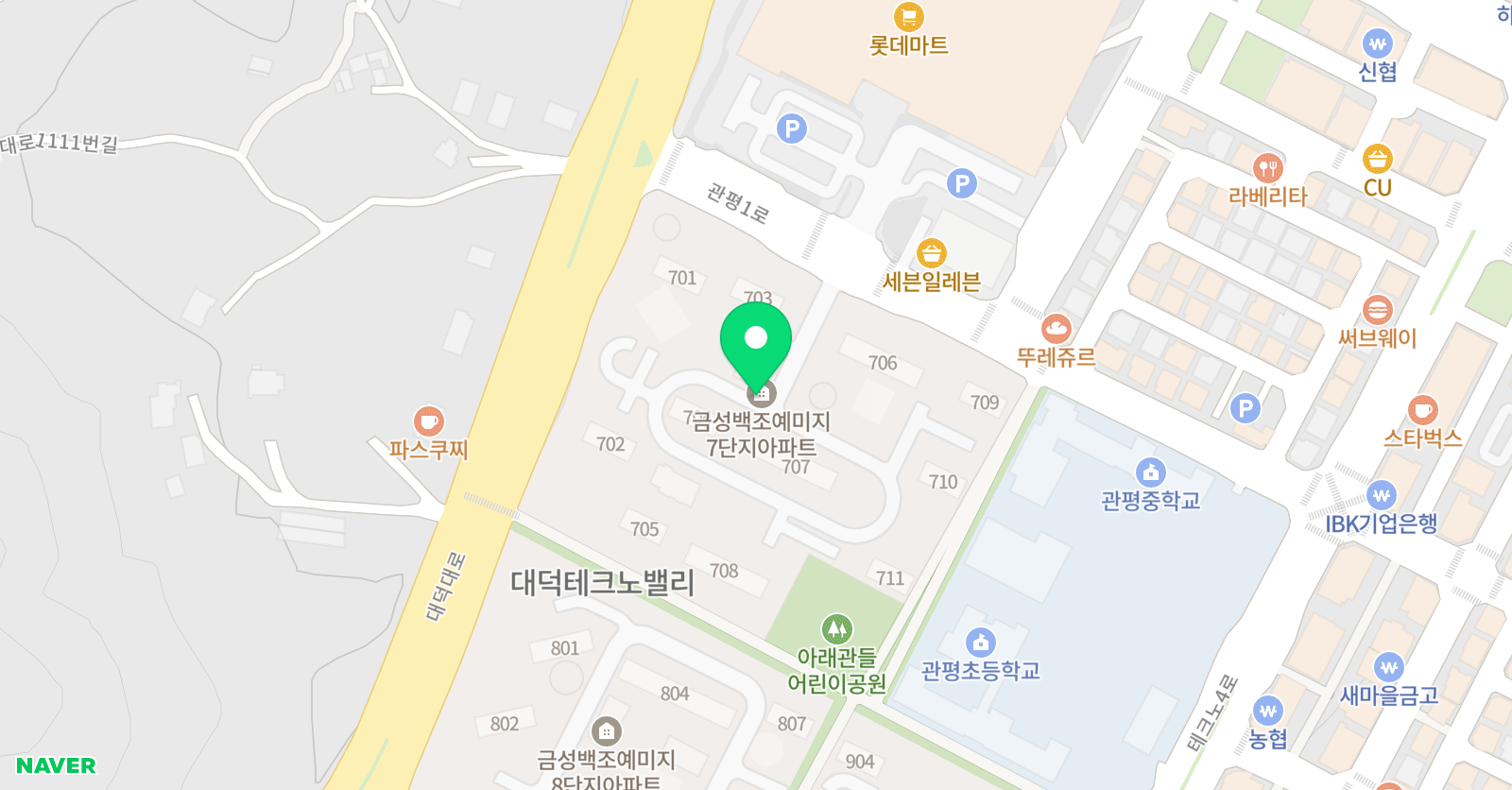 플레이팩토 수학교습소 테크노밸리점 위치