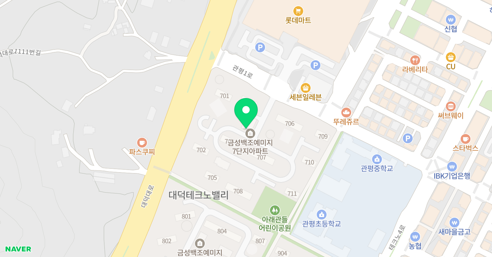 프렌잉글리시 홈런스마트클래스 테크노점 위치