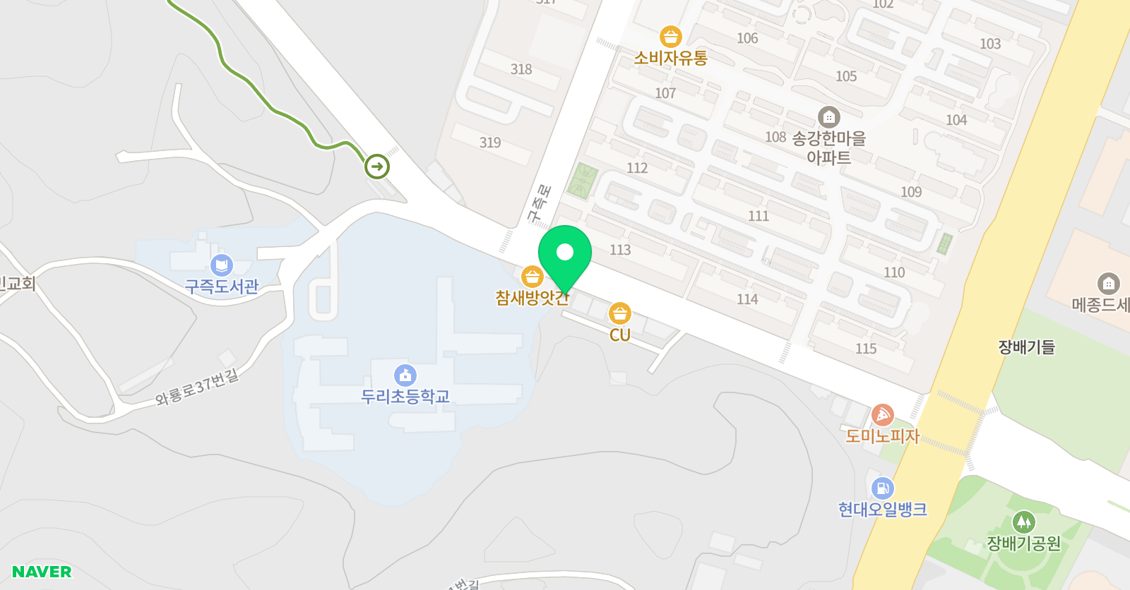 삼성 영어 송강두리교실 위치