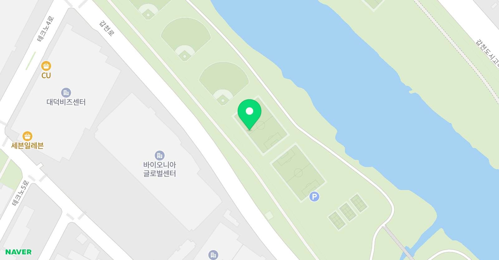 FC넘버원 축구센터 위치