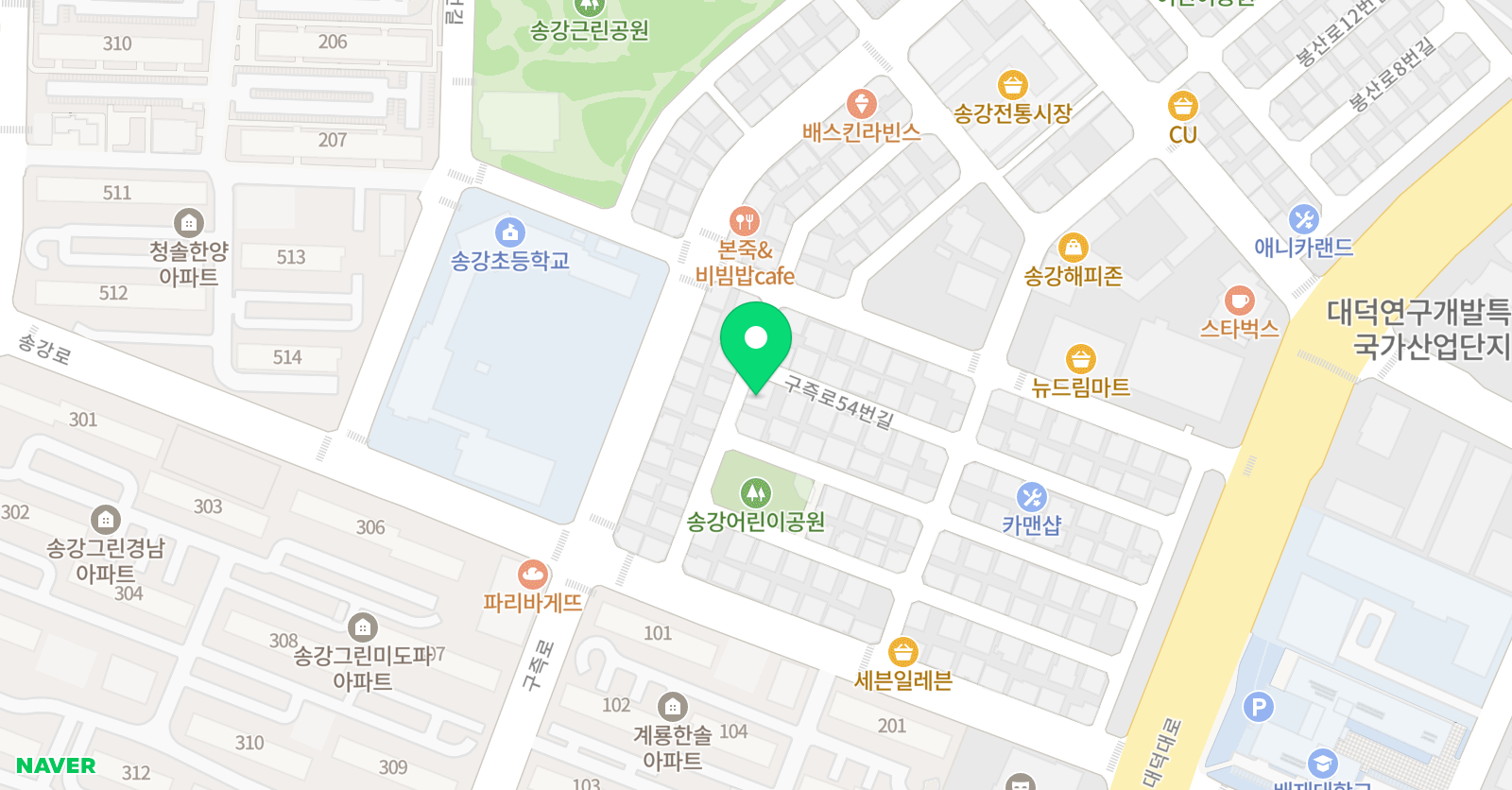 무궁화 태권도장 위치