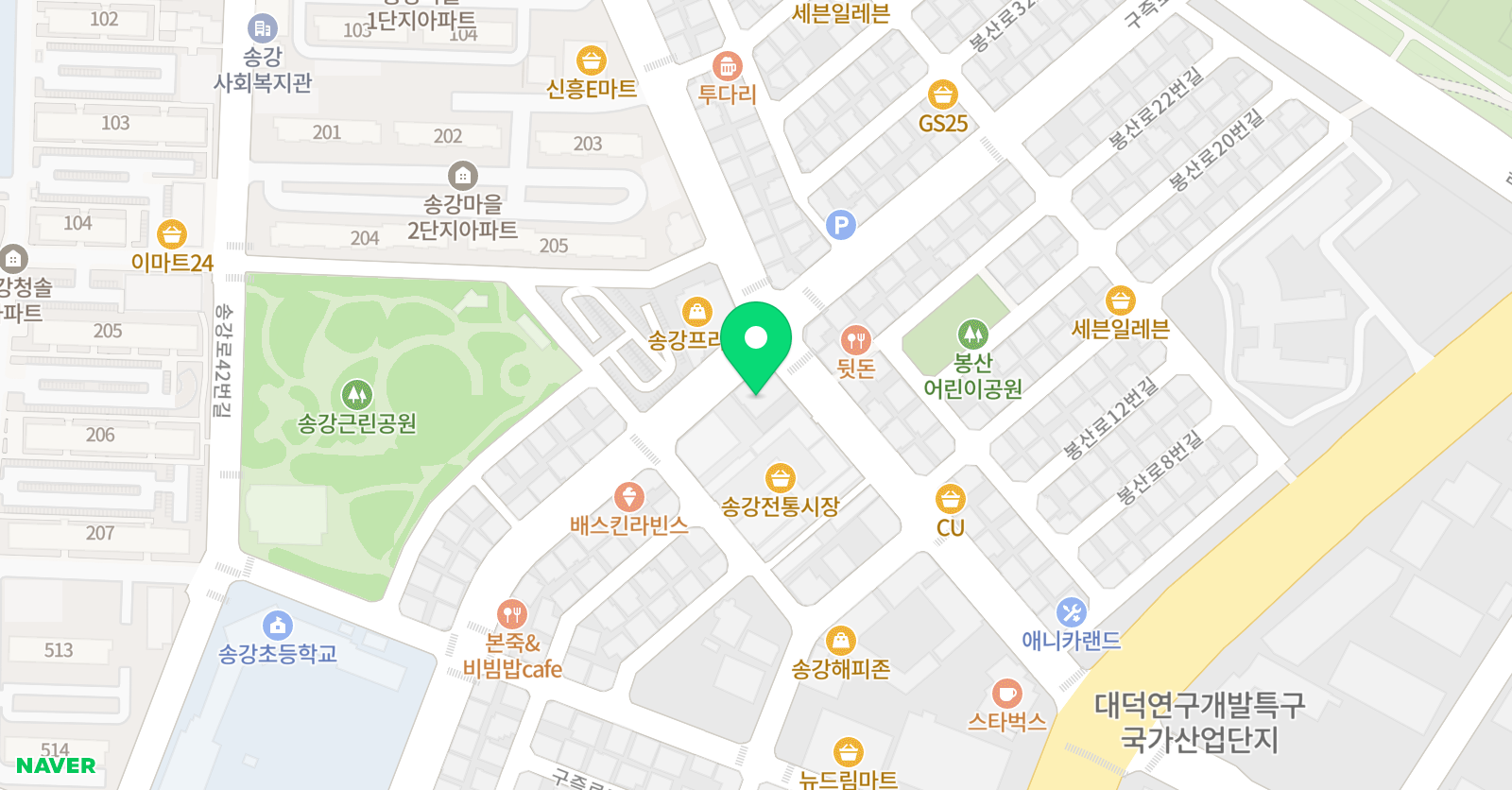 토니 영어학원 위치