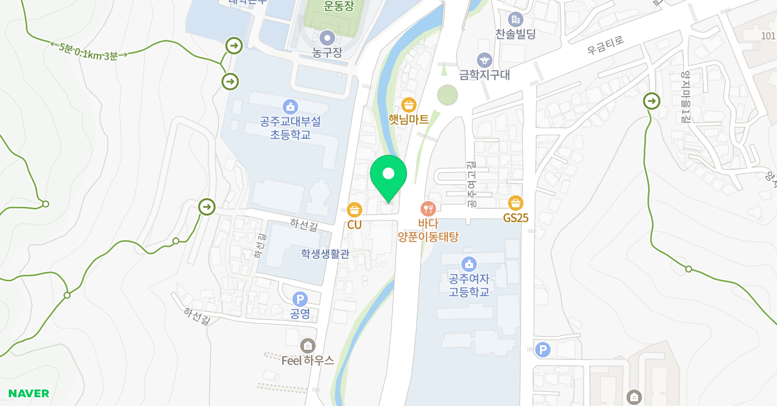 동그라미 미술학원 위치