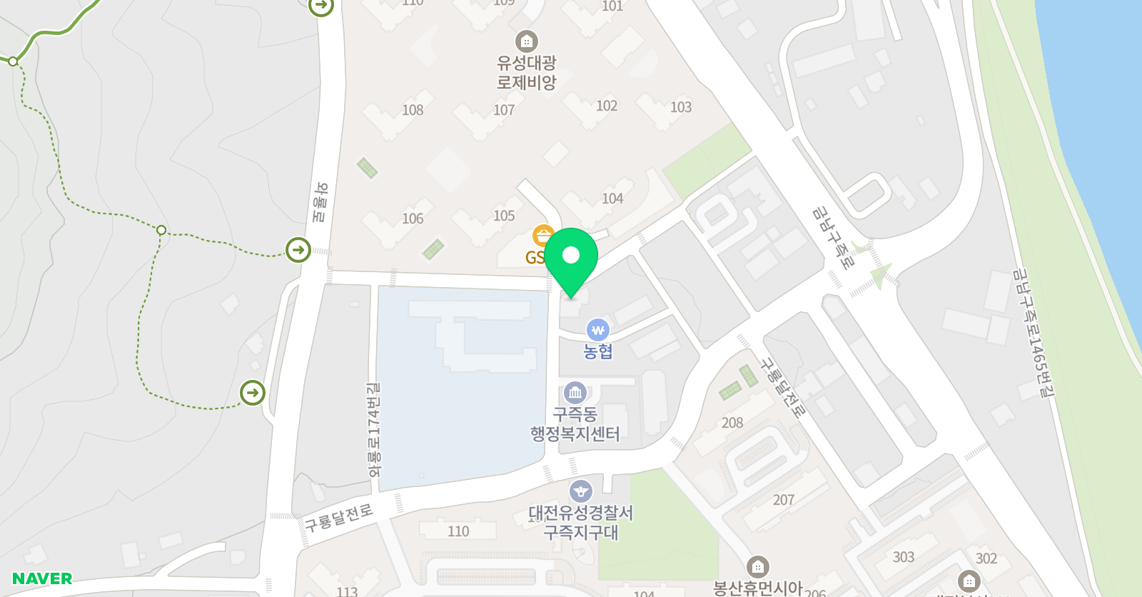 프렌잉글리시&매쓰 구즉학원 위치