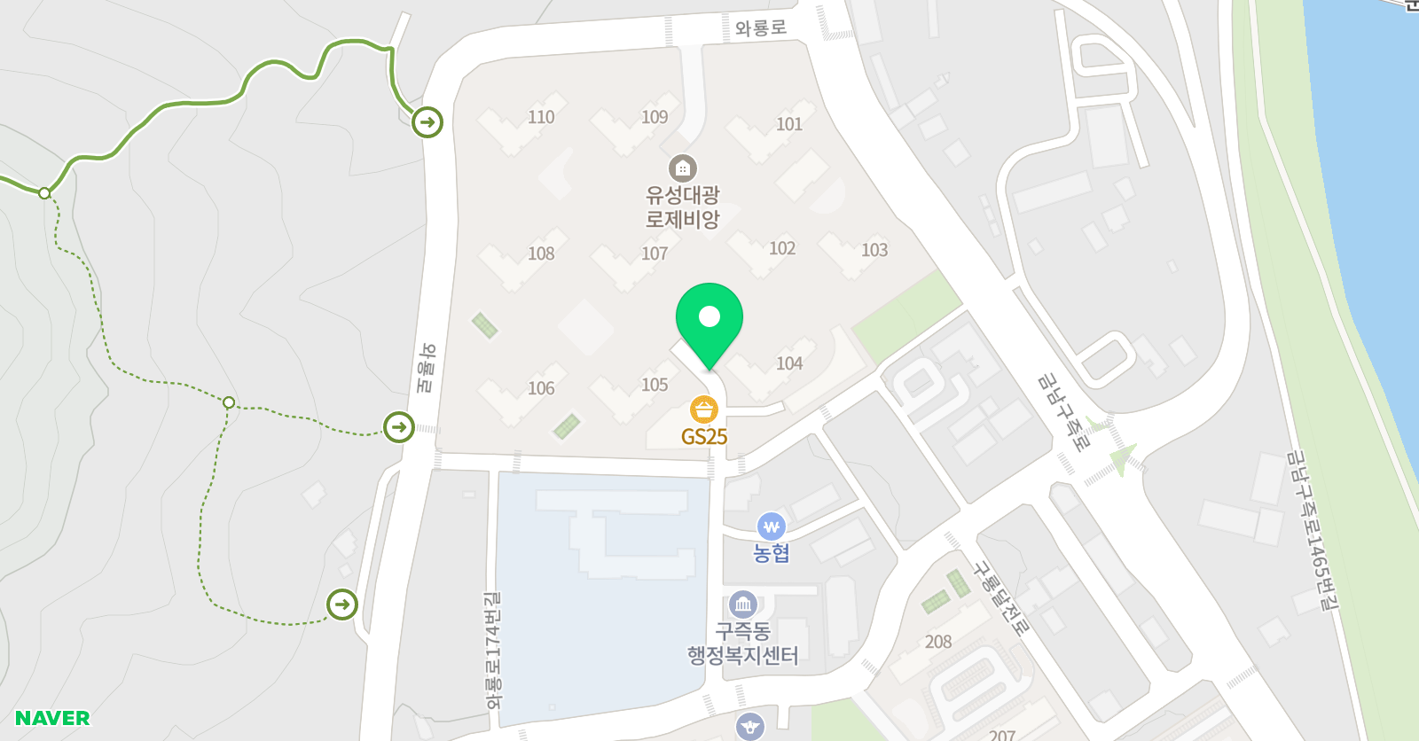 스마트에듀모아 봉산점 위치