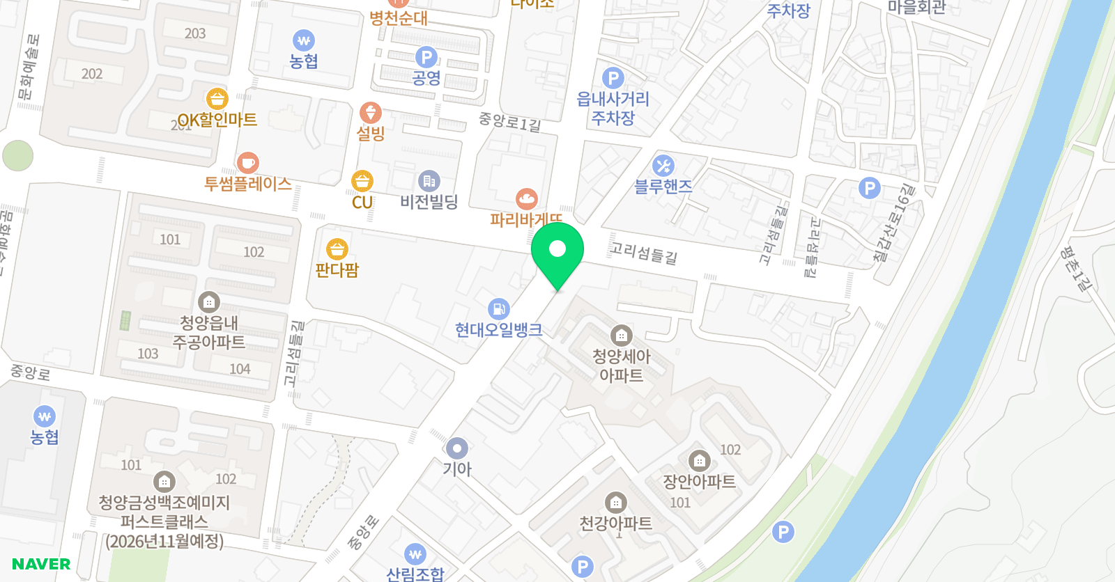 윤금선 무용학원 위치
