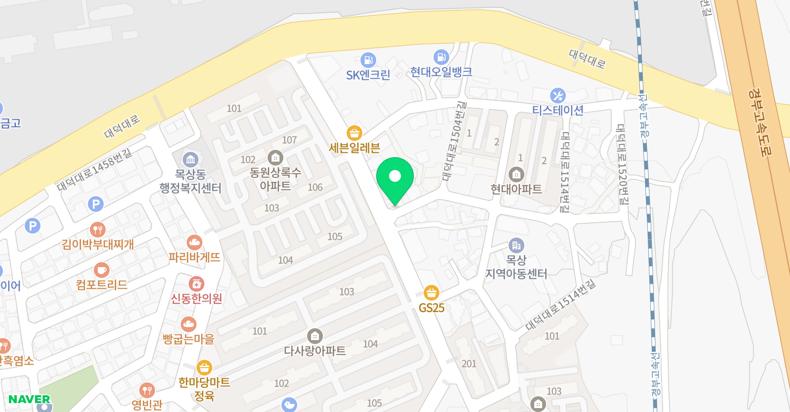 키즈 음악학원 위치
