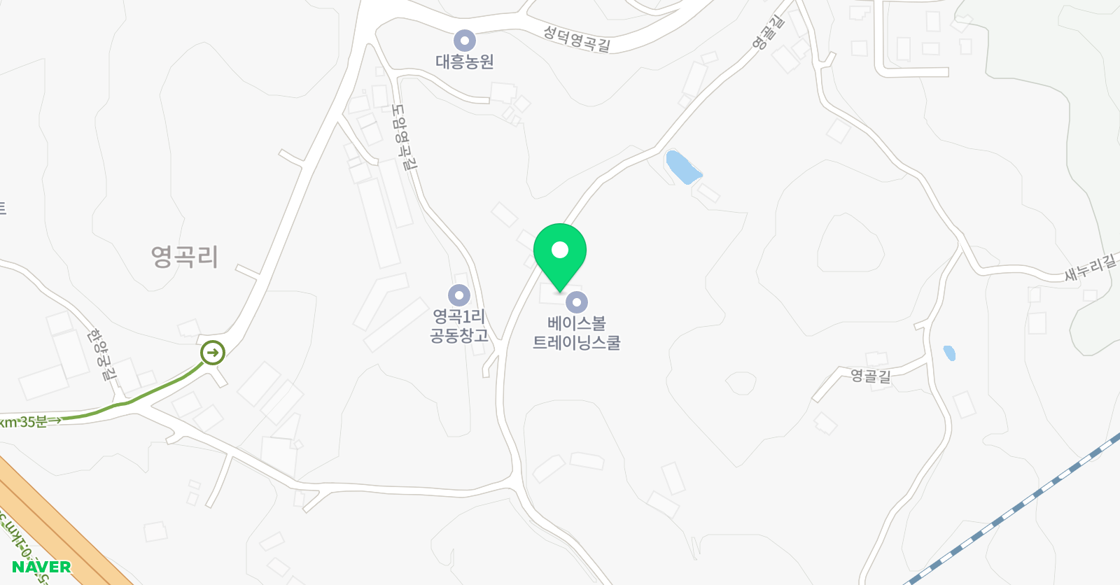 베이으볼트레이닝스쿨 위치