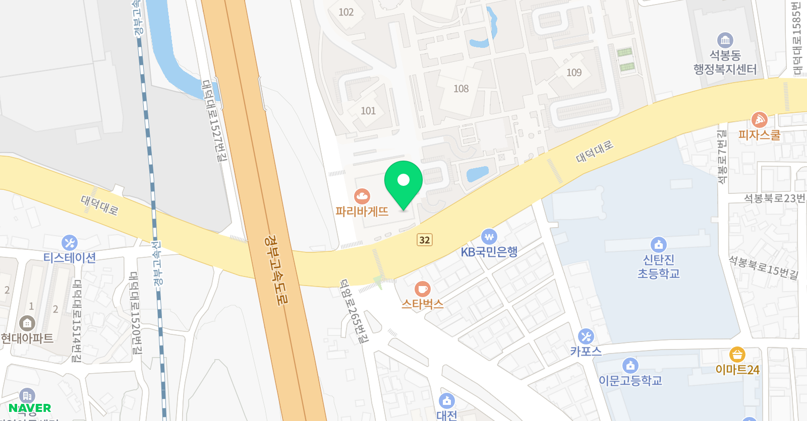 에스 발레아카데미 학원 위치