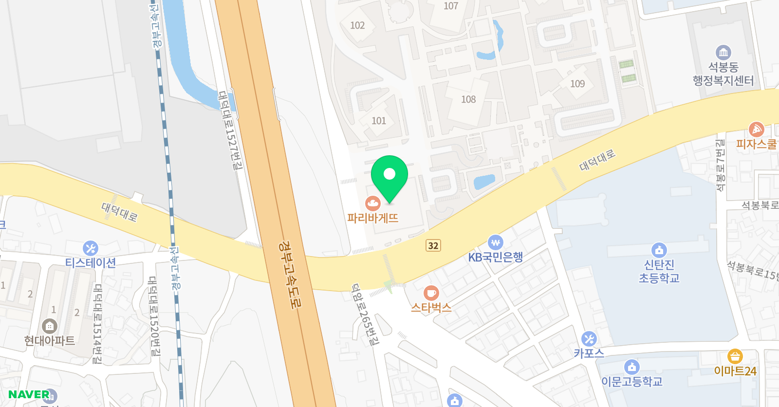 달시 영어수학학원 위치