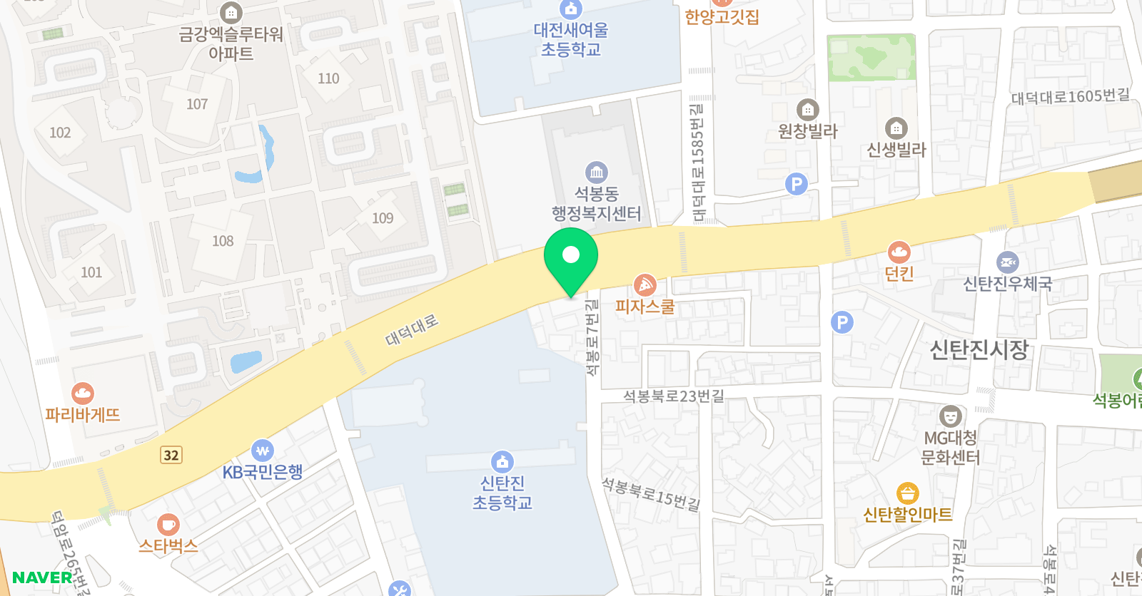 서일 영어수학학원 석봉캠퍼스 위치