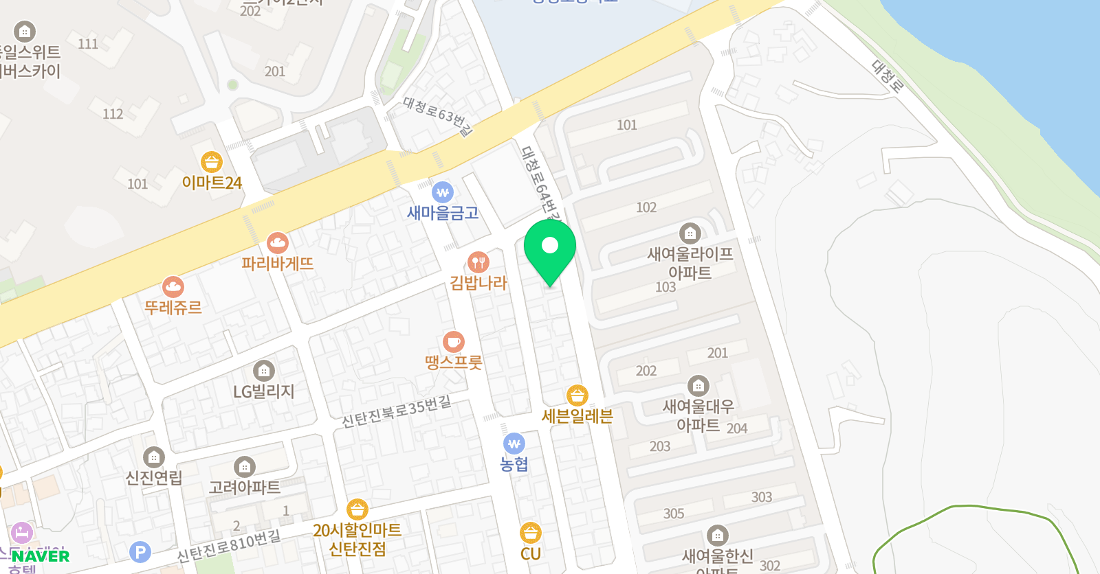 아름드리 수학교습소 위치