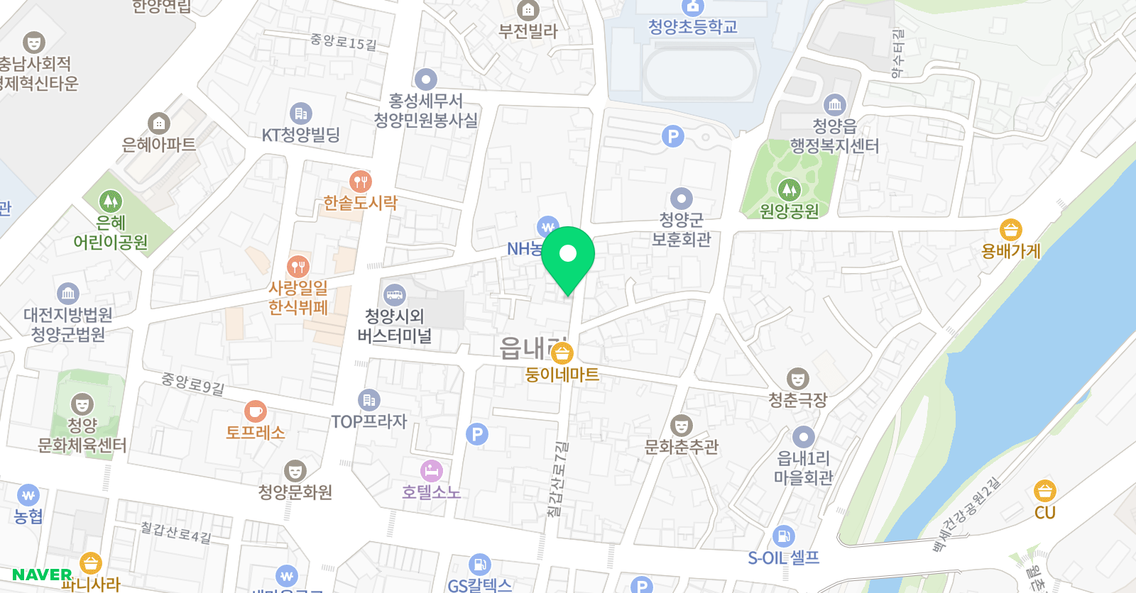 스마트해법 수학 청양점 위치