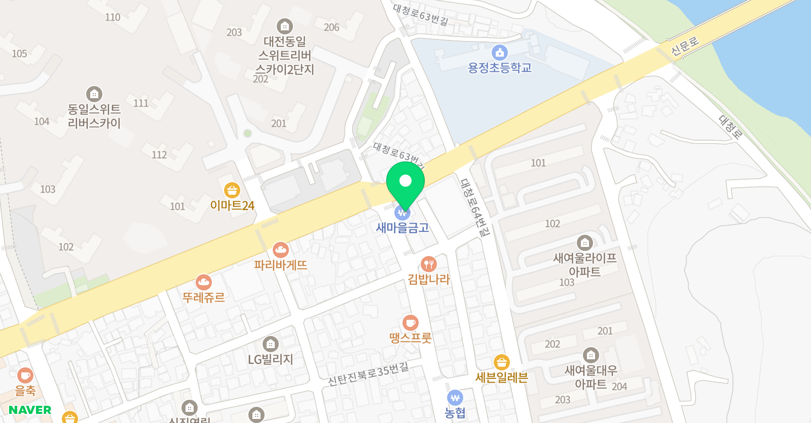 나래 음악학원 위치