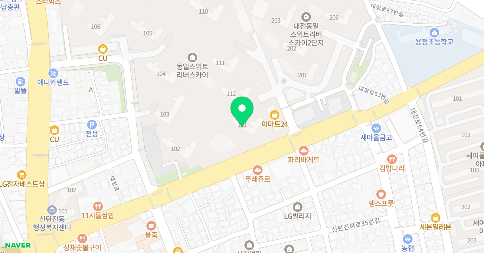 벨라쌤 영어 위치