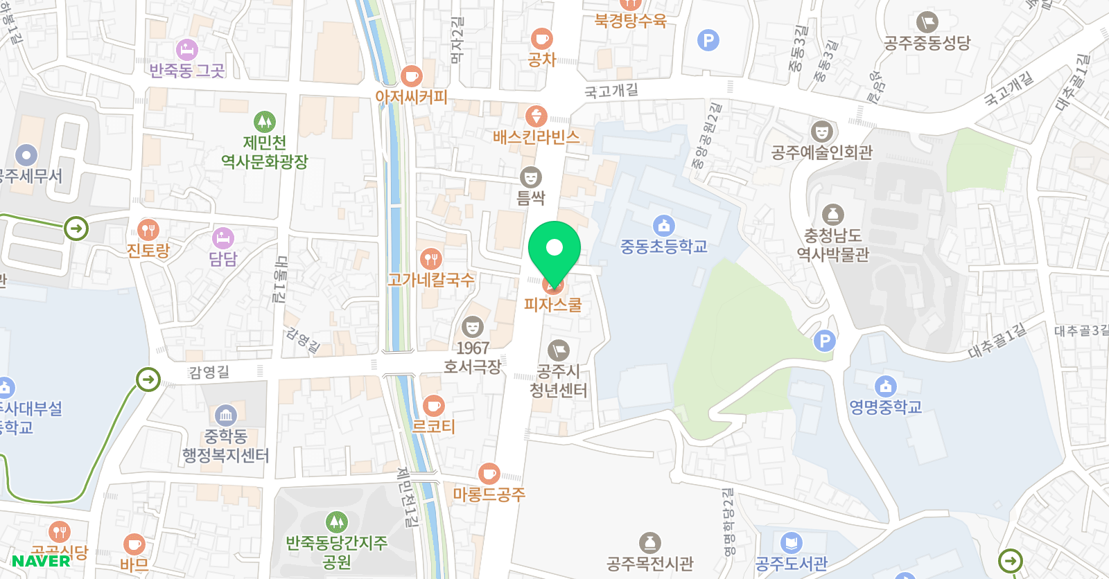 믿음 수학학원 위치