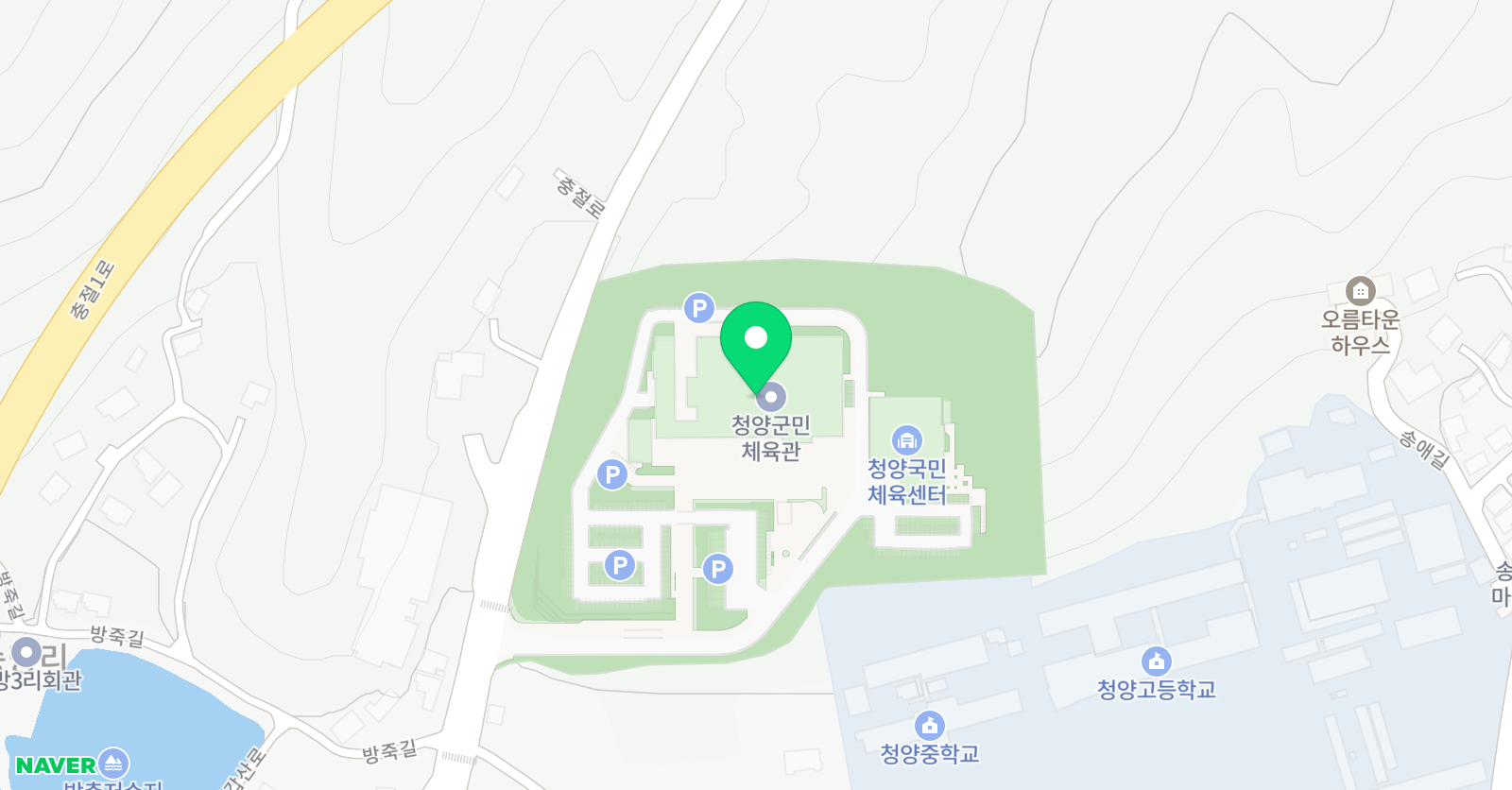 청양 수영장 위치