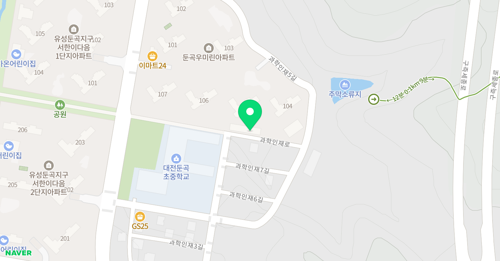 이즈 미술학원 위치