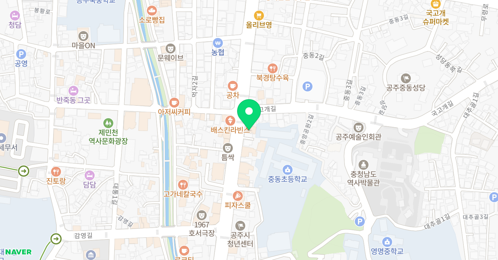 프레임 영어학원 위치