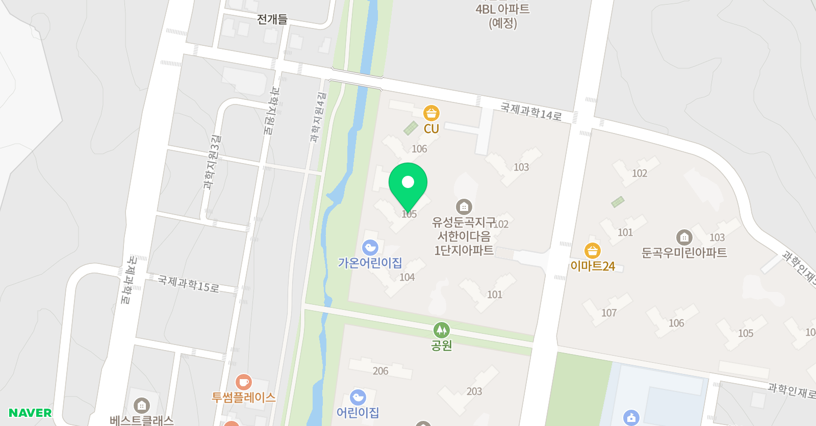 링키영어 둔곡이다음점 위치