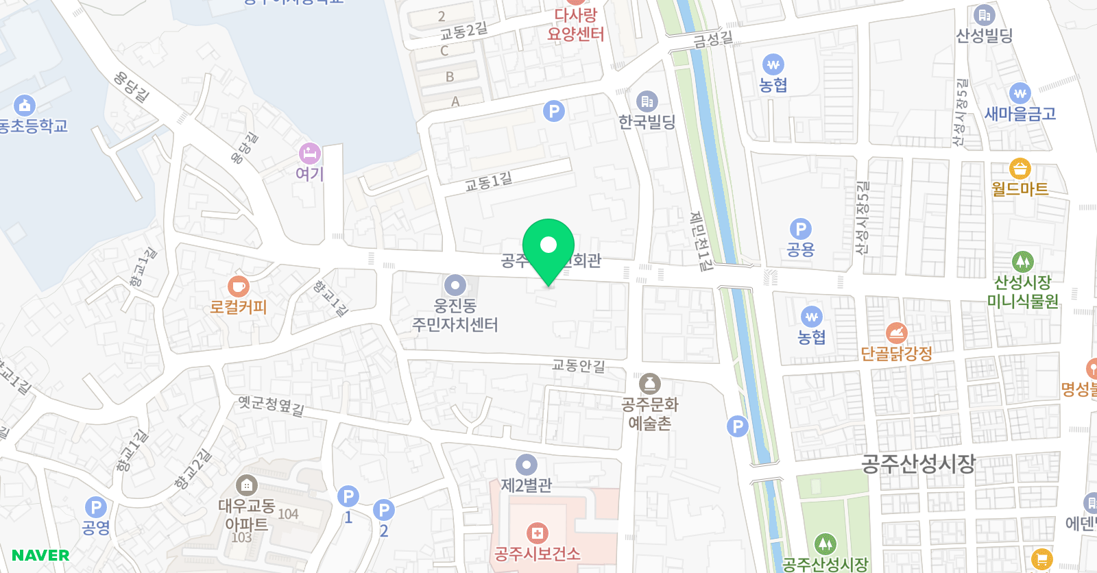 오올화실 학원 위치